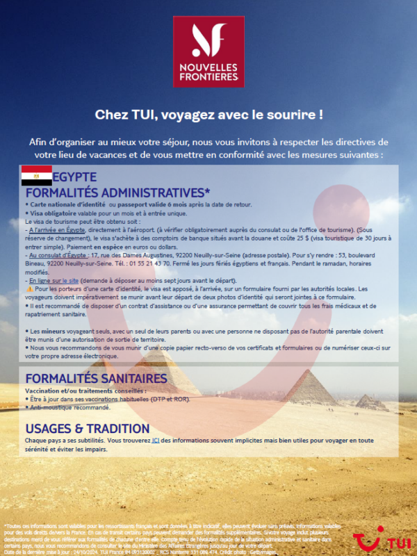 Les Formalit S Pour Voyager En Egypte Ce Qu Il Faut Savoir