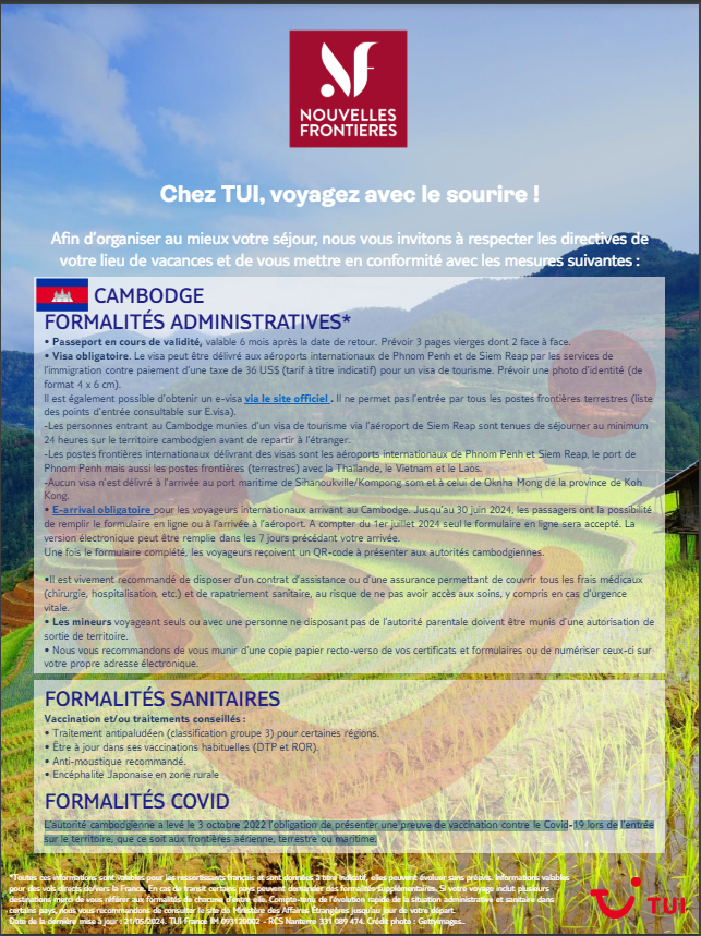 PDF formalités Cambodge